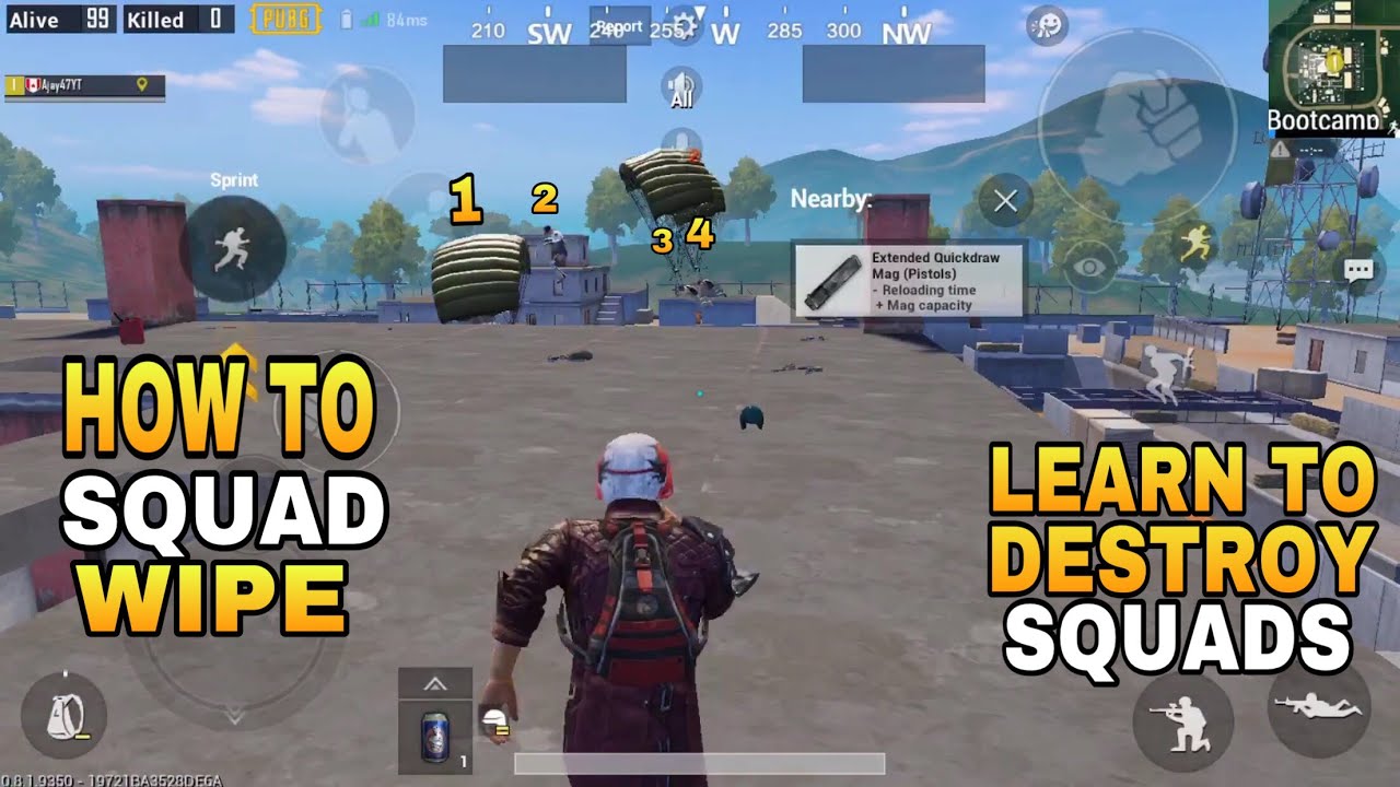 HOW TO SQUAD WIPE || LEARN TO FIGHT SOLO VS SQUADS | PUBG MOBILE SQUAD TIPS