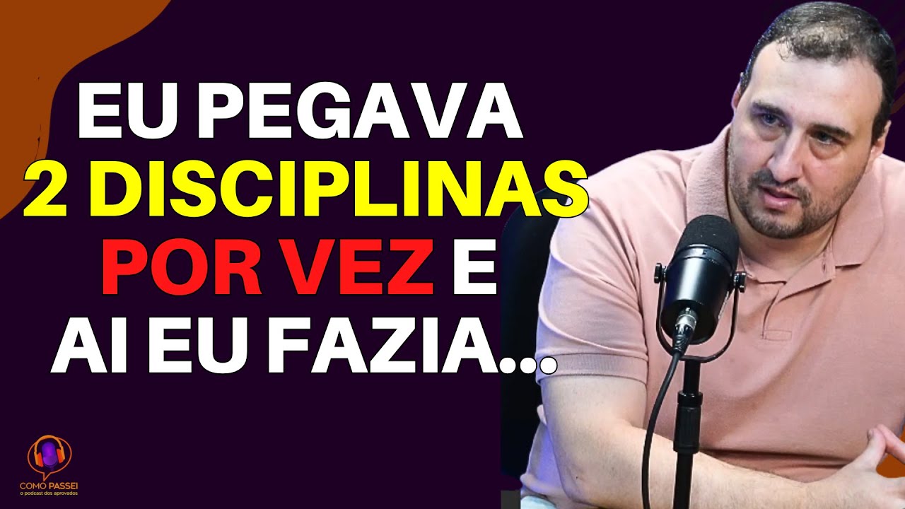 Método de estudo que ele usou para ser aprovado para Auditor Fiscal e Juiz Federal