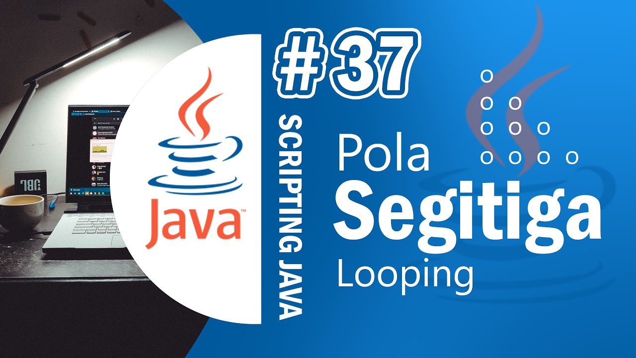 Java 37 - Pola Segitiga dengan Perulangan pada Java - Tutorial Java Netbeans Indonesia