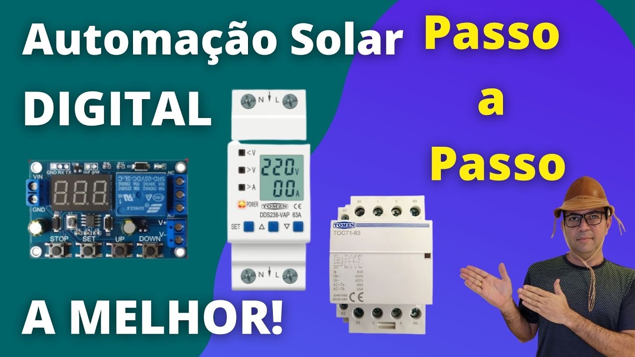 Como montar Automação Solar Digital  passo a passo - Energia Solar Off Grid