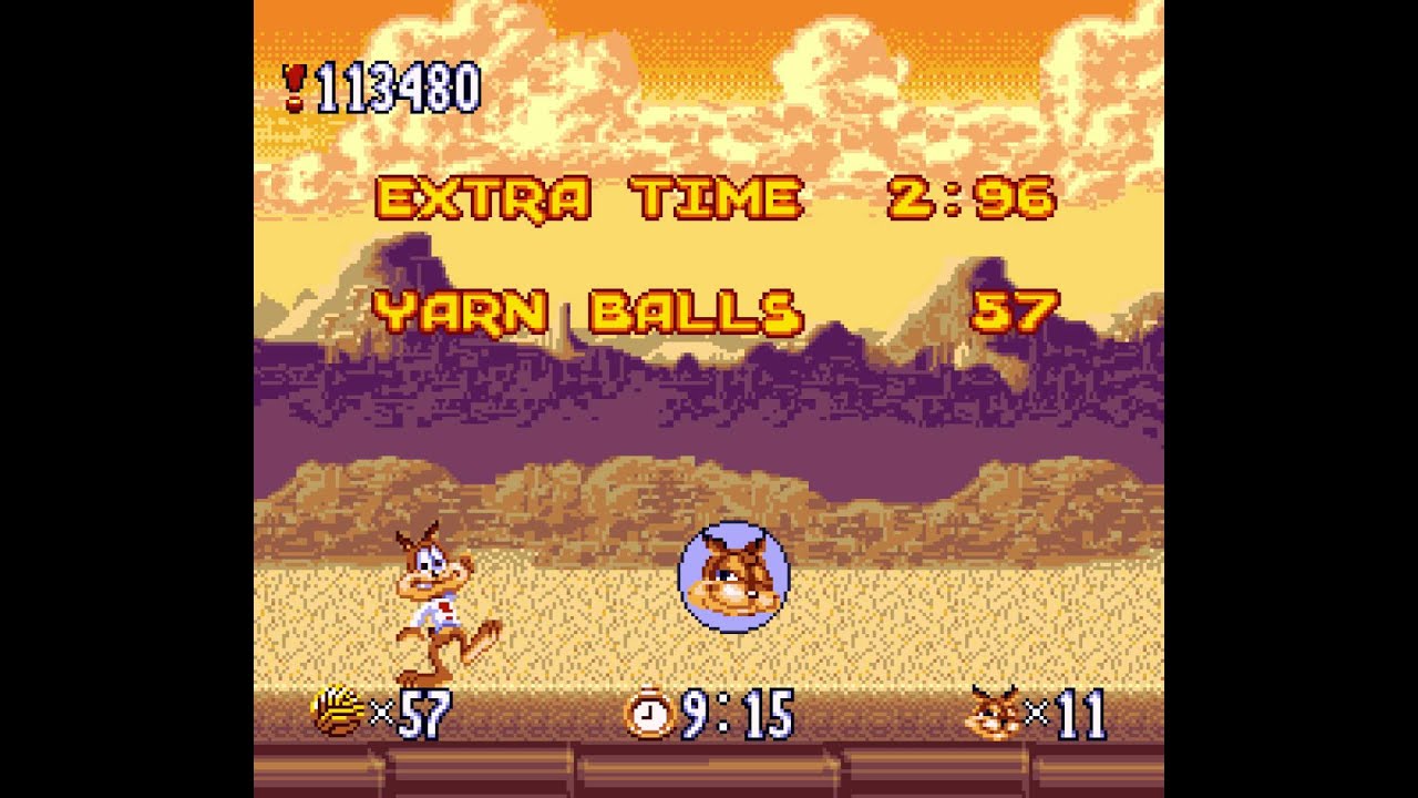 [TAS] SNES Bubsy in Claws Encounters of the Furred Kind by Acmlm in 13:47.57