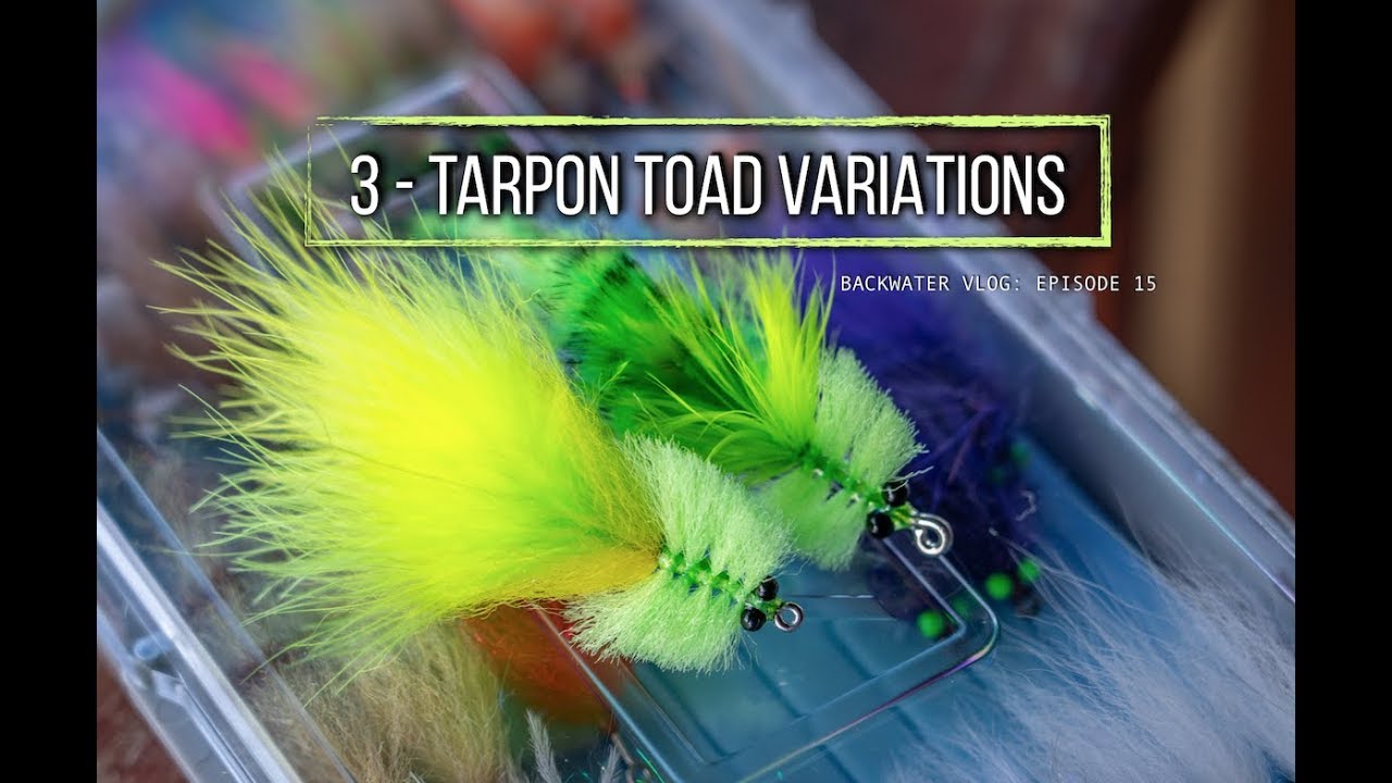 3 Tarpon Toad Fly Patterns You Need To Know: Backwater Vlog Episode 15