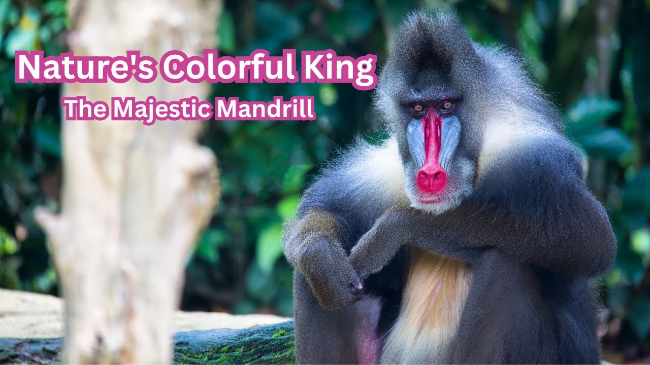 Mandrill#PrimateBehavior#WildlifeDocumentary#RainforestAnimals#MandrillLife#VibrantAnimals