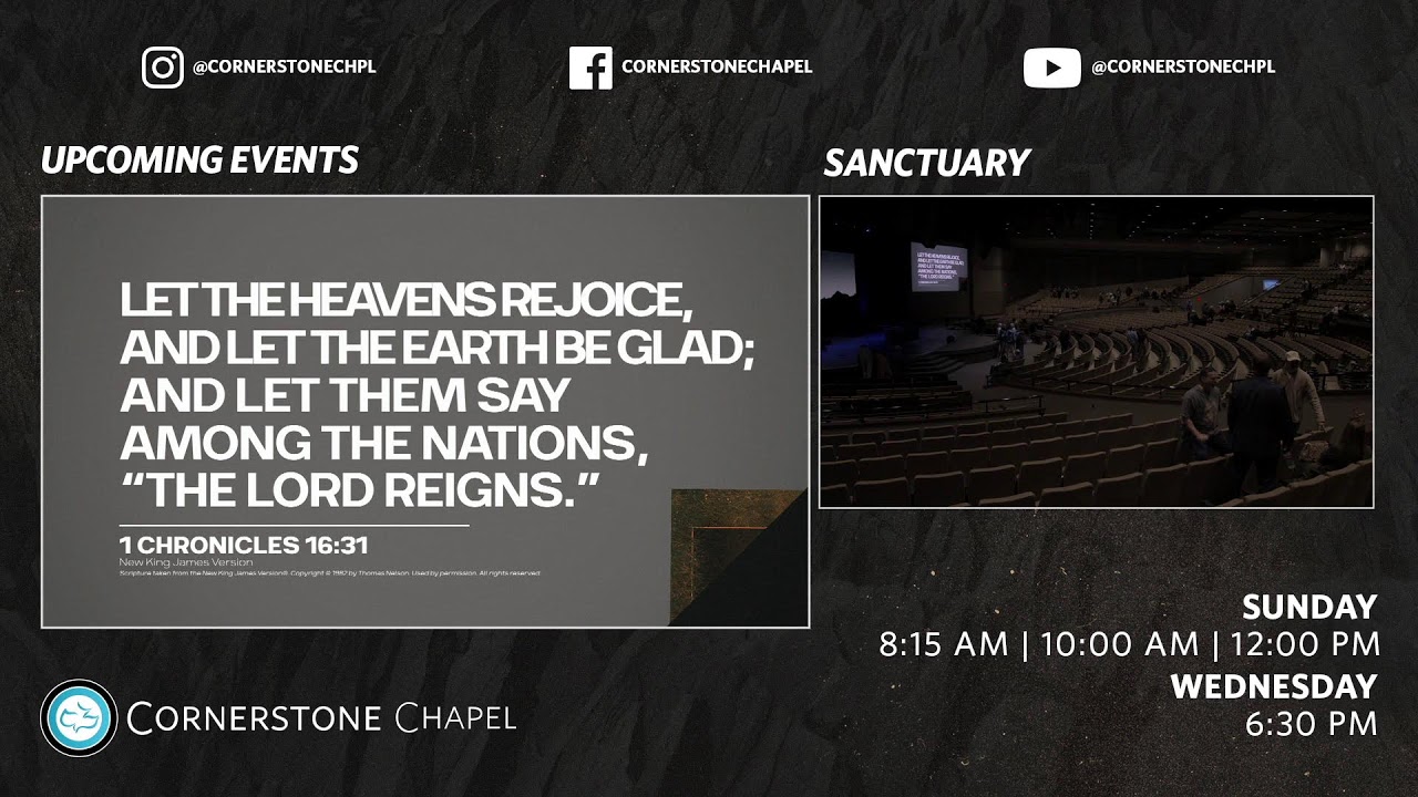 Cornerstone Chapel Leesburg, VA  |  6:30 PM Service