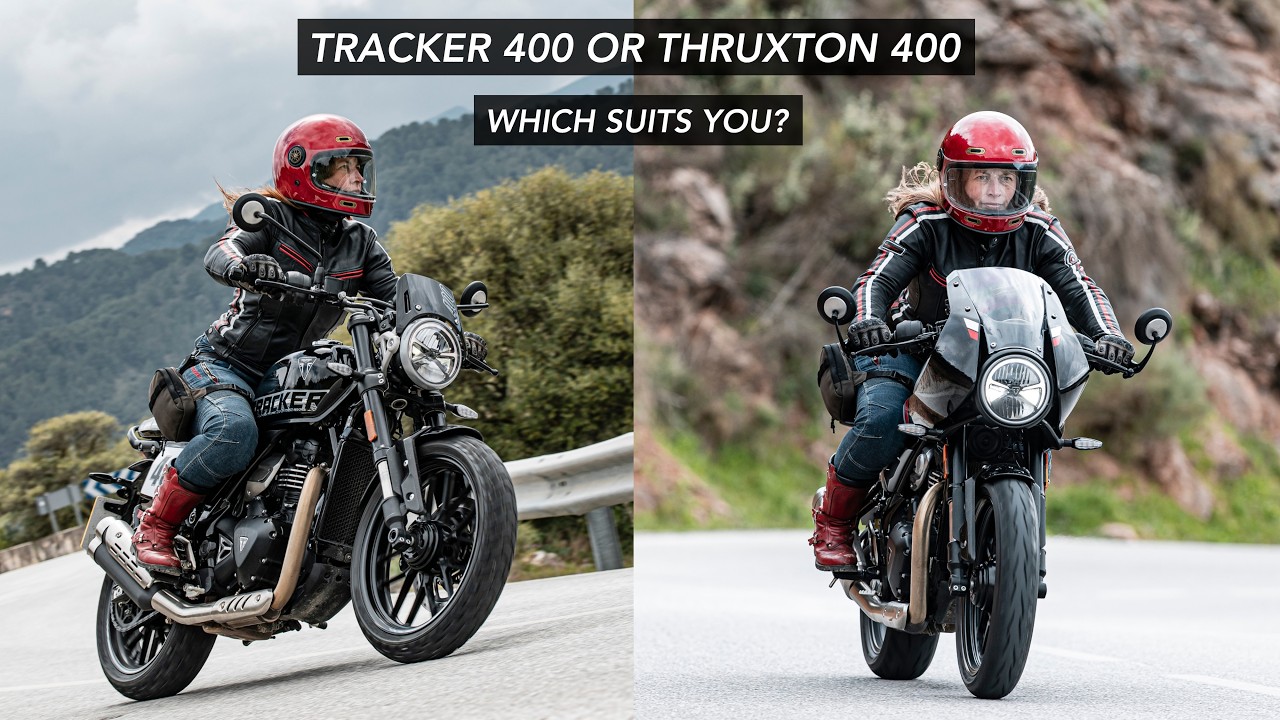 Triumph Tracker 400 vs Thruxton 400 &ndash; First Rides & 400 Range Comparison