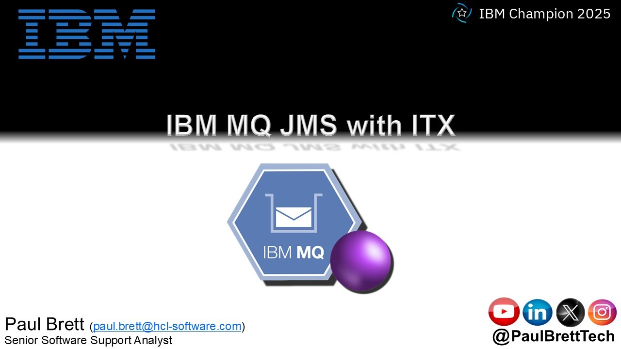 IBM MQ JMS with ITX