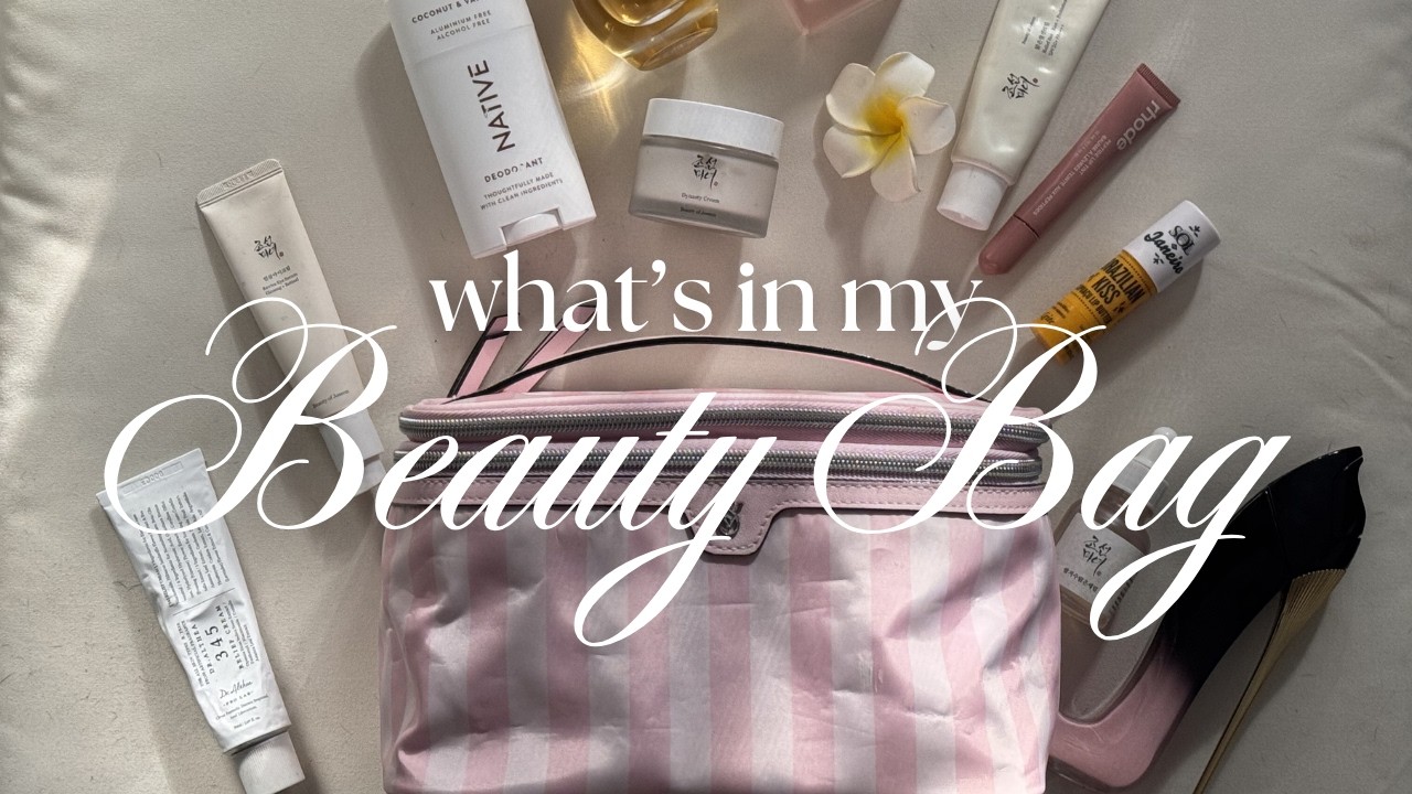 what's in my beauty bag 🩰