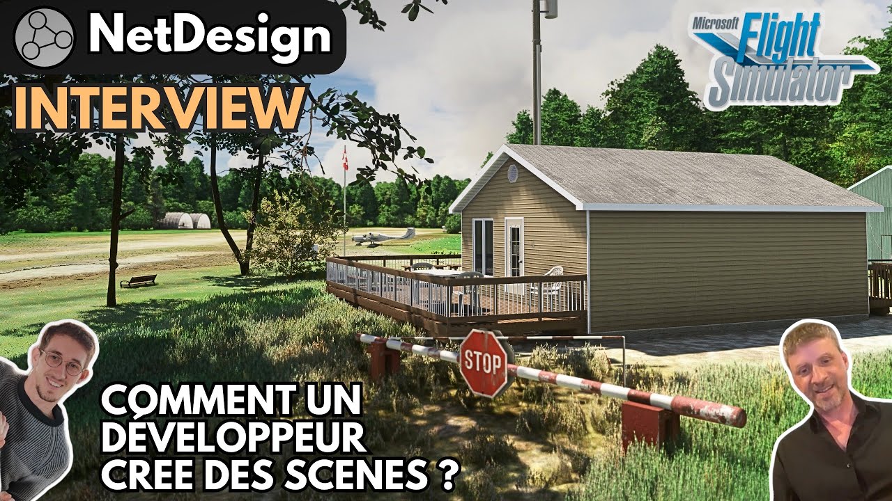 [INTERVIEW] Comment NetDesign, d&eacute;veloppeur ind&eacute;pendant, cr&eacute;&eacute; des sc&egrave;nes pour Flight Simulator ? 🎨🛩️
