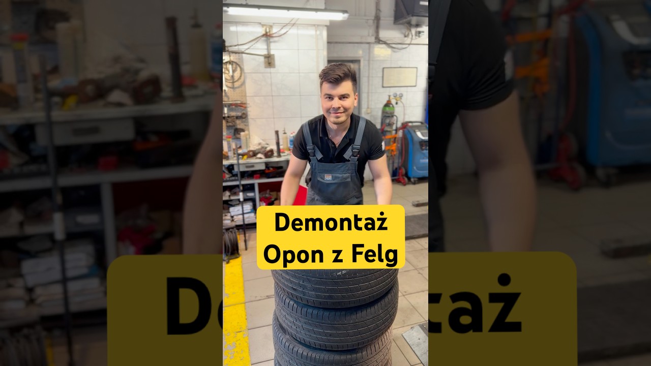 Demontaż Opon z Felg #motoryzacja #mechanik #samoch&oacute;d #warsztat #mozga #szczecin #grupamozga #car