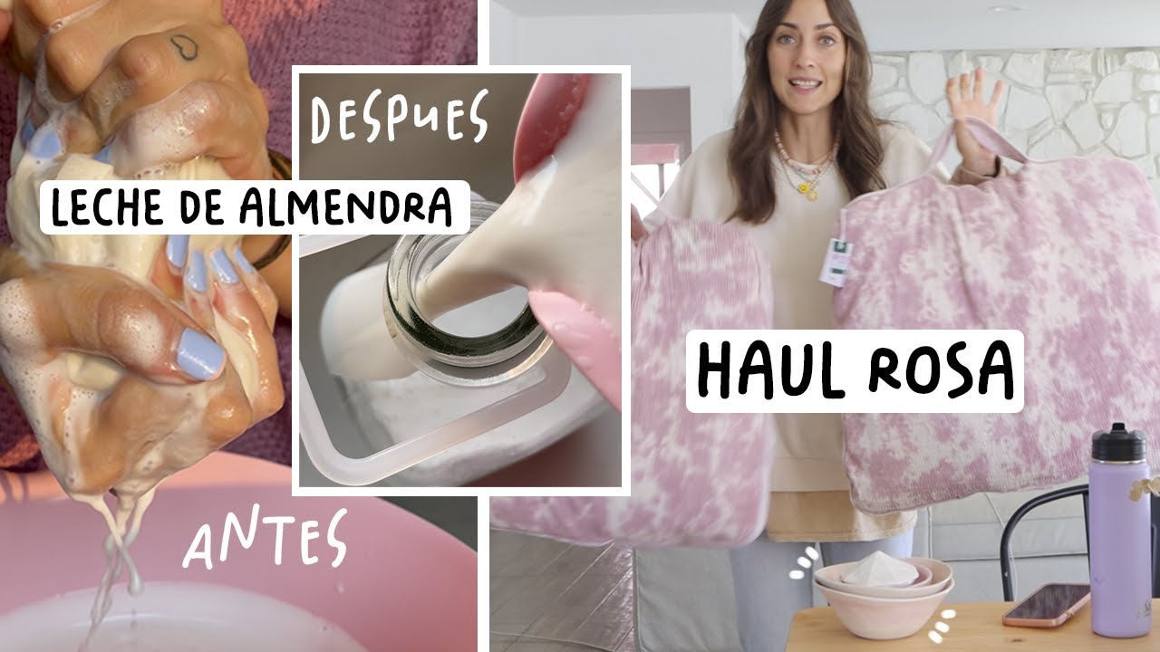 leche de almendras casera + haul compras segunda mano | Raque Late Vlogs