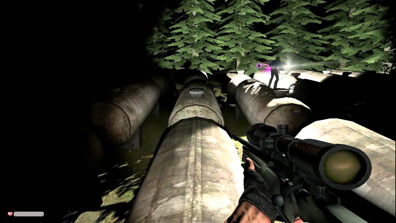 Let's play в Слендер мапу в G-mod.с P.a.N.N.d.A. и Wolf Tayker