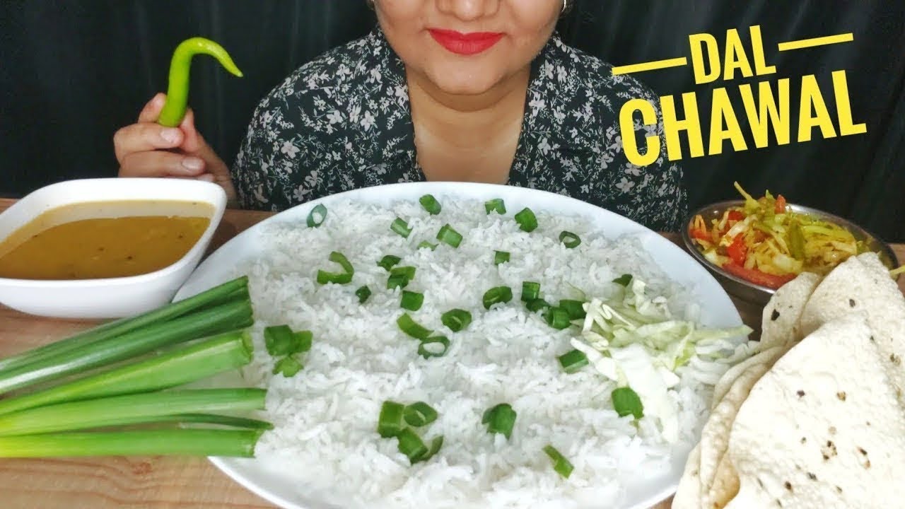 INDIAN MUKBANG 🇮🇳 EATING DAL CHAWAL || @Kiafoodie23  #asmr #food 