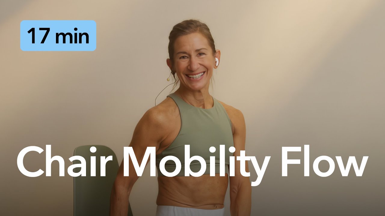 17 Minute At-Home Stretch With Sylvia | Chair Mobility Flow For Fitness in Your 50s & Beyond