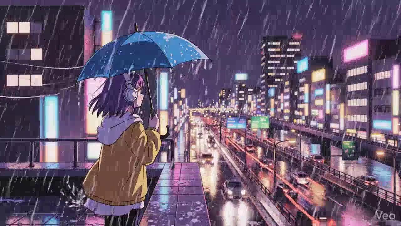 Rainy City Nights 🌧️ Lofi Chillhop from Japan