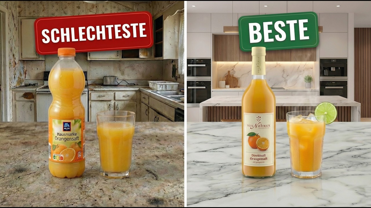 8 Orangensaft-Marken BEWERTET Vom Schlechtesten zum Besten (Frisch Gepresst Ist Eine Lüge)