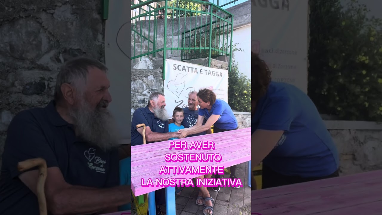 I “BACI DI ZORZONE” ricevono la visita delle tre generazioni del casato di “Piasole”