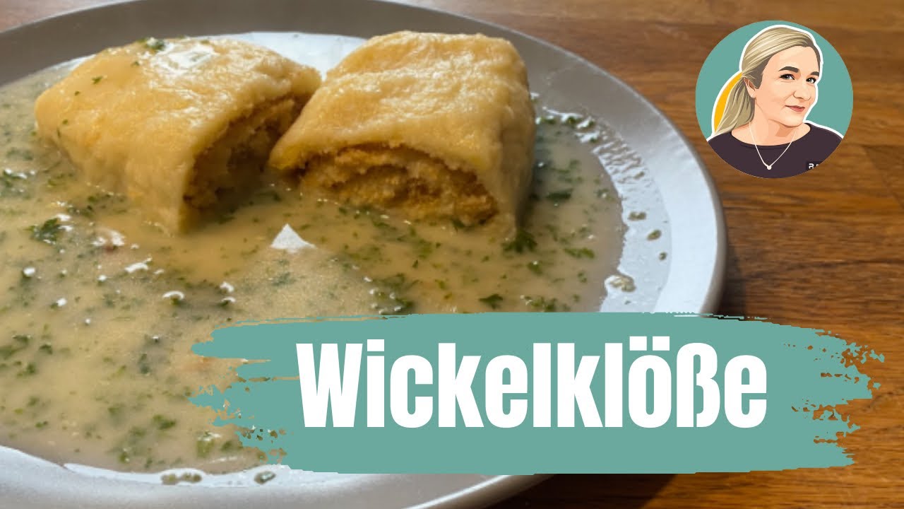 “Sächsische Wickelklöße mit Petersiliensoße der DDR Klassiker – grün Donnerstag Essen -Ostern