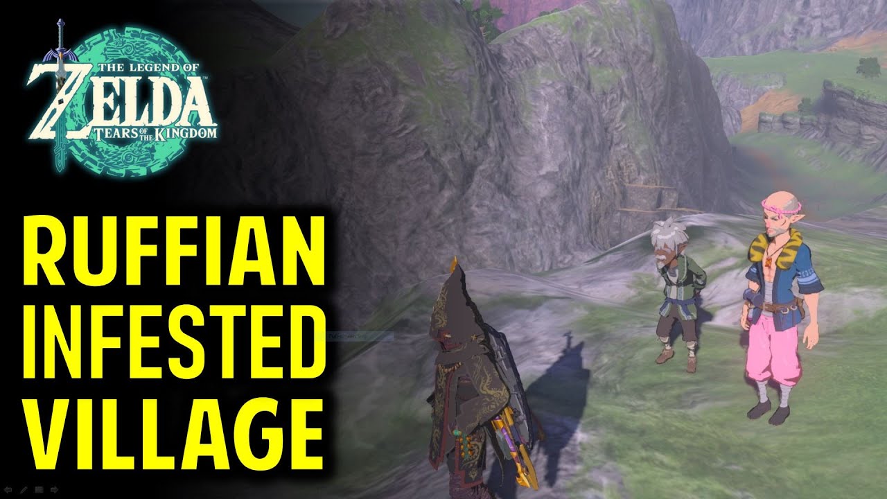 Village Attacked by Pirates - Clear Ruffian-Infested Lurelin Village | Zelda Tears of the Kingdom