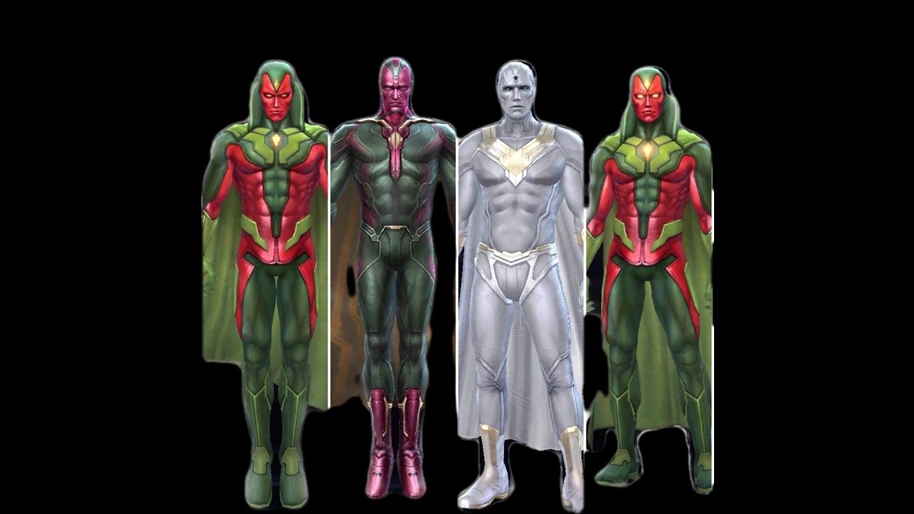 MFF | Vision All Skills, Powers and Uniforms in Marvel Future Fight | Wanda Vision Uniform |