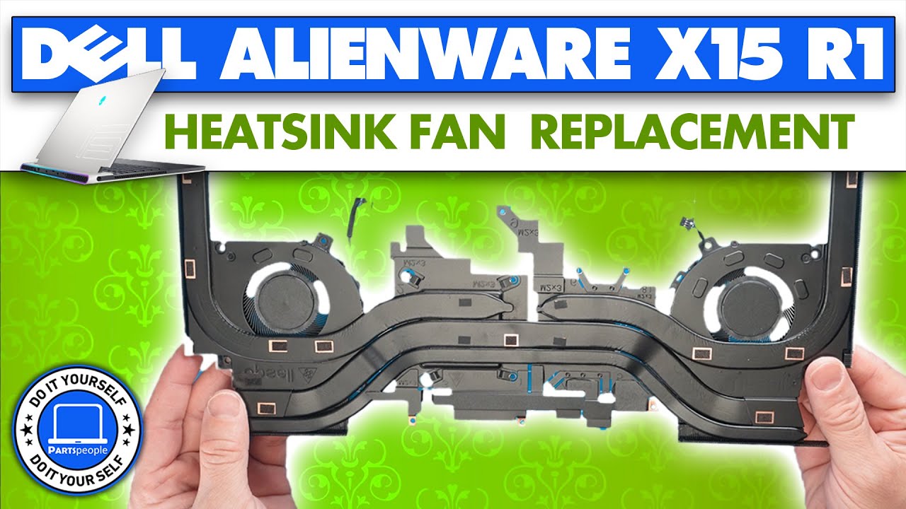 How To Replace Your Heatsink Cooling Fan Assembly | Dell Alienware x15 R1