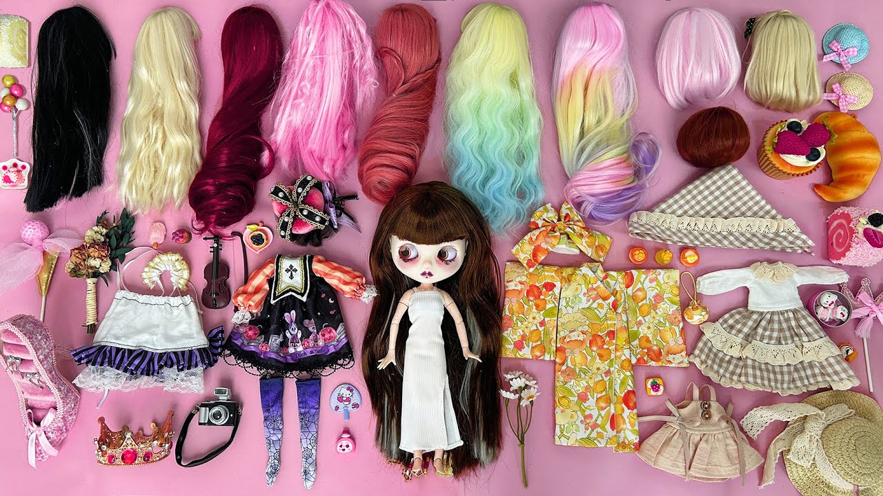 Cozy Blythe Doll Dressing ASMR de Troca de Roupa da Boneca Blythe &ndash; Aconchegante癒し系ブライス人形のお着替え