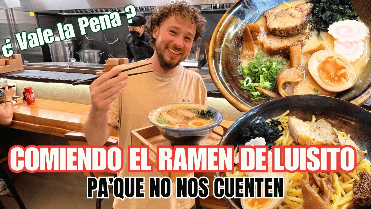 El Restaurante de  Luisito Comunica de Ramen -  Deigo Ramen CDMX 🇲🇽