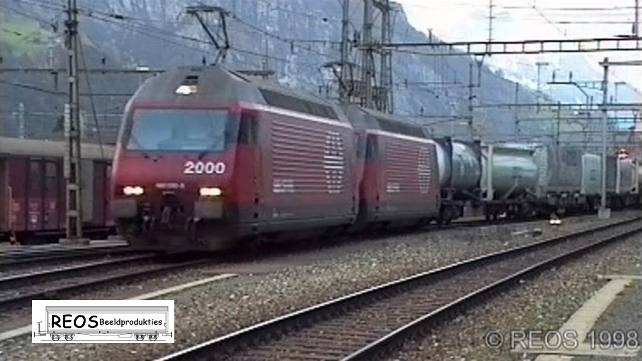 DVD 030 [SD] Erstfeld Station Bahnhof- Gotthard - Best Classic Shunting of helpers in Erstfeld on YT