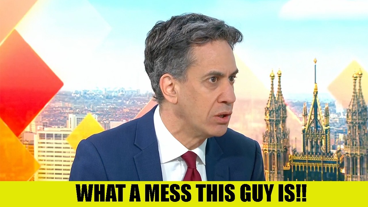 Ed Miliband SQURIMS When Confronted By News Host Over His Plot To Oust Starmer!
