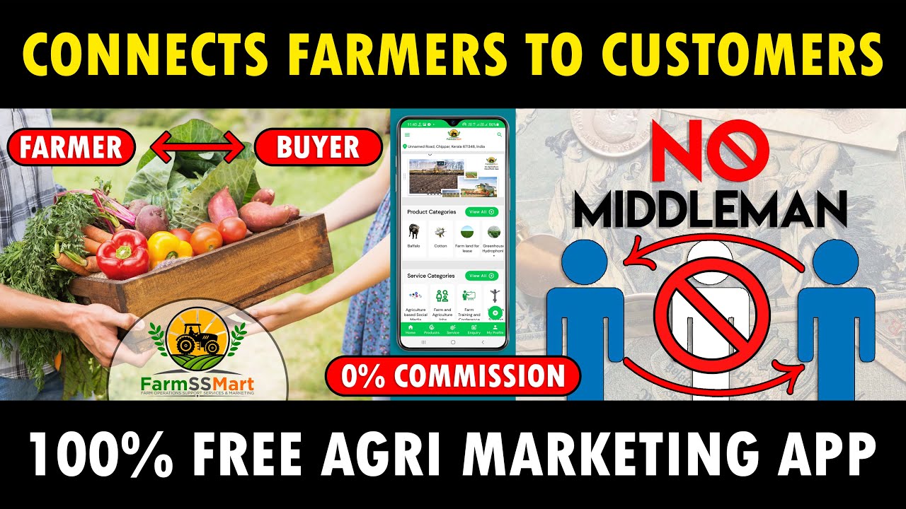 FarmSSMart - Free Agriculture Marketing App | Connects Farmers to Customers for Free..!