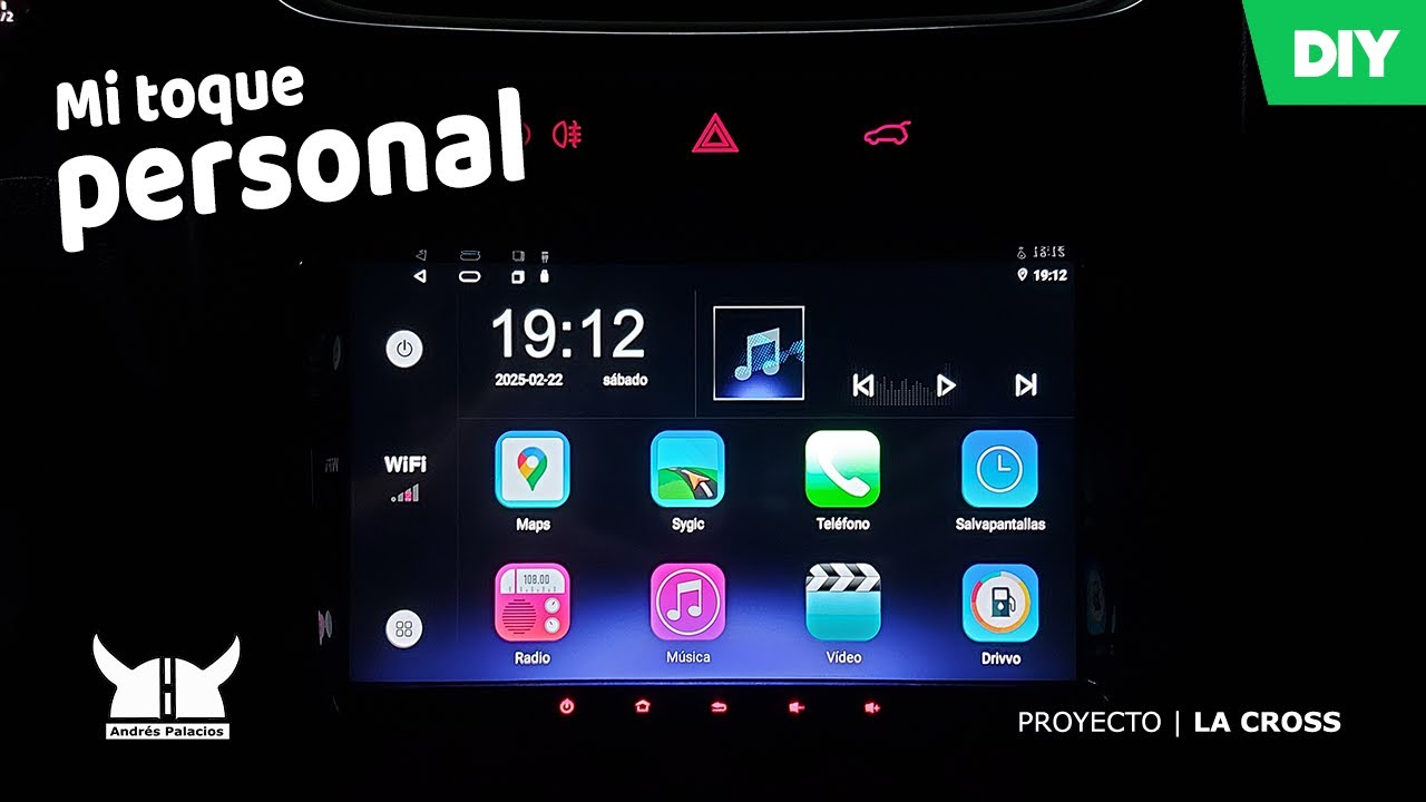 CONFIGURÉ la interfaz de mi PANTALLA de 9