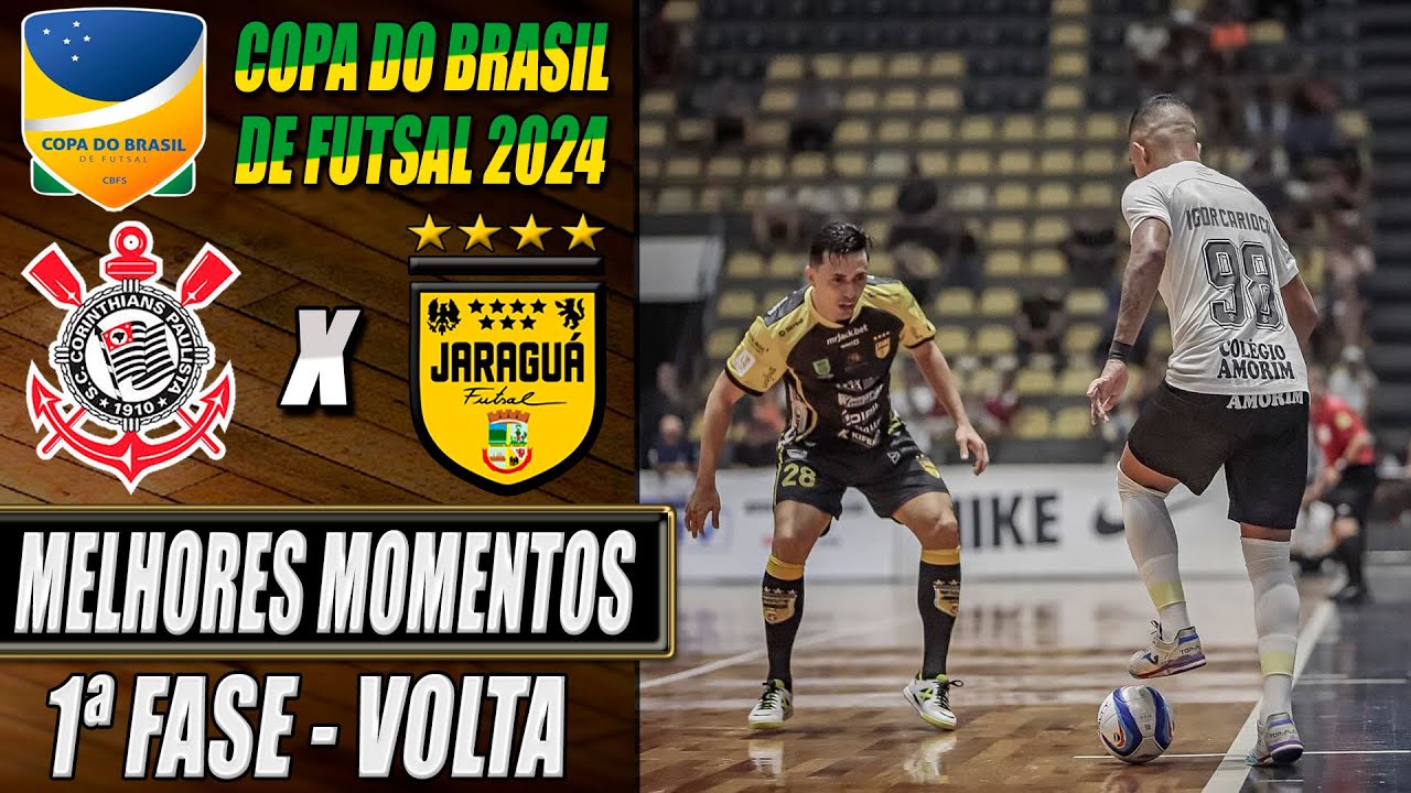 Corinthians X Jaraguá | 1ª Fase | Jogo de Volta | Copa do Brasil de Futsal 2024 (16/04/2024)