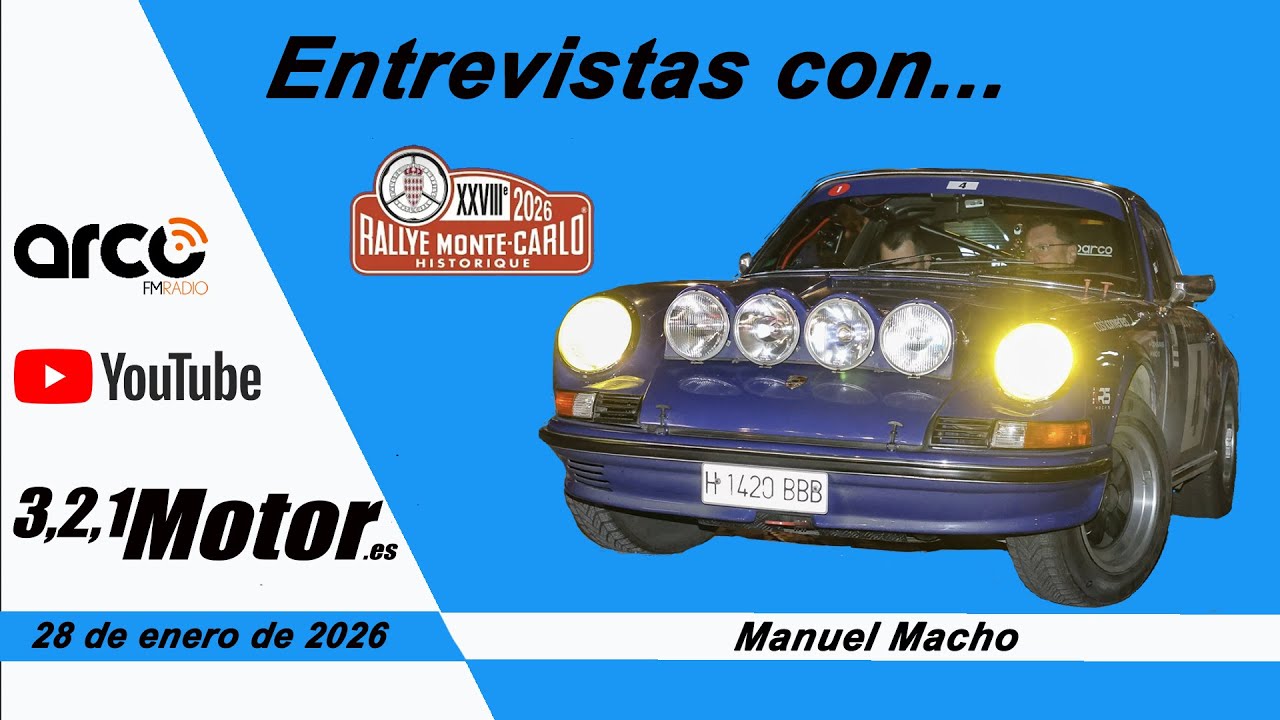 Manu Macho en el Rallye Montecarlo Historico 2025