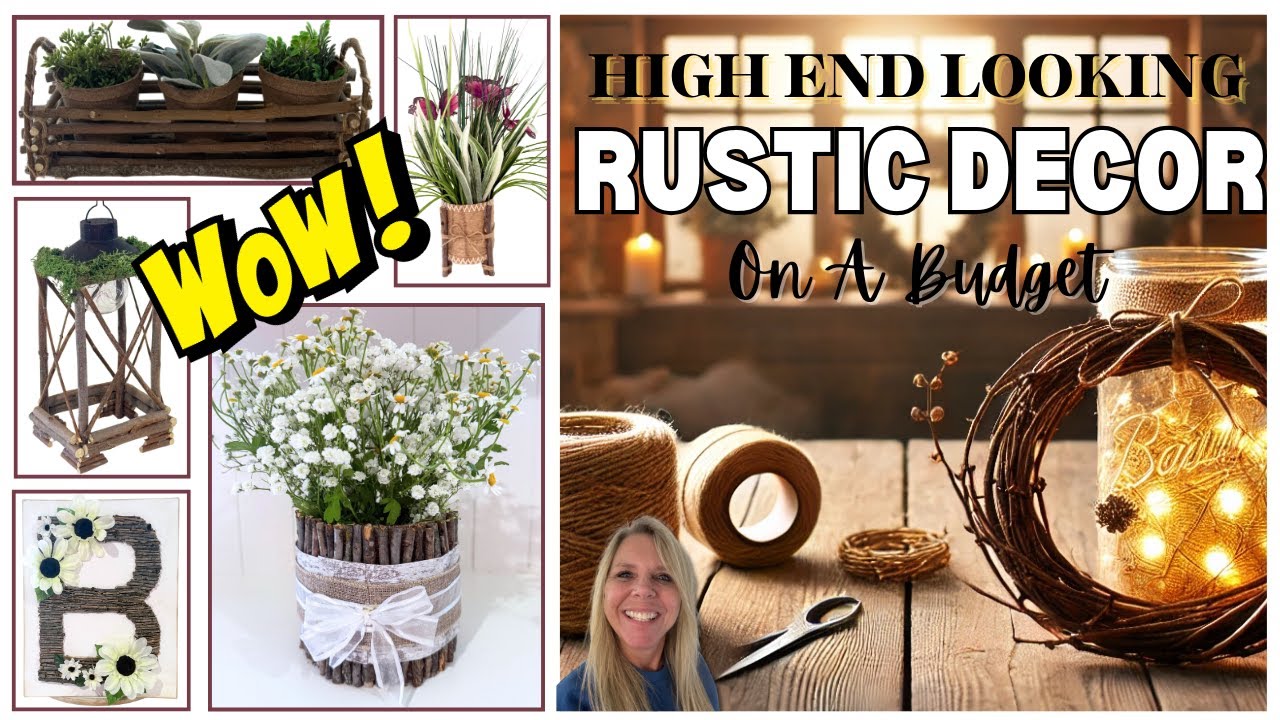 5 BUDGET-FRIENDLY RUSTIC DECOR DIYS WITH TWIGS & TWINE!