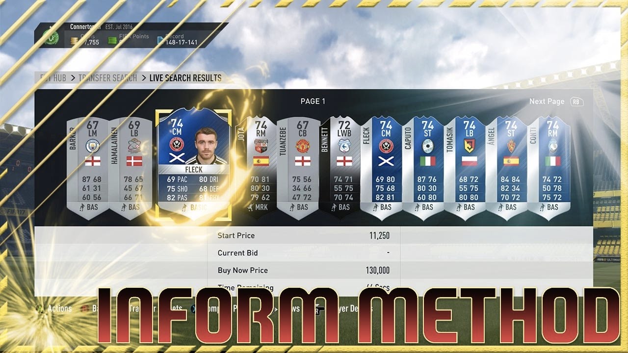 FIFA 17 - BEST SILVER INFORM TRADING METHOD !!! - FIFA 17 MAKE COINS FROM SILVER INFORMS