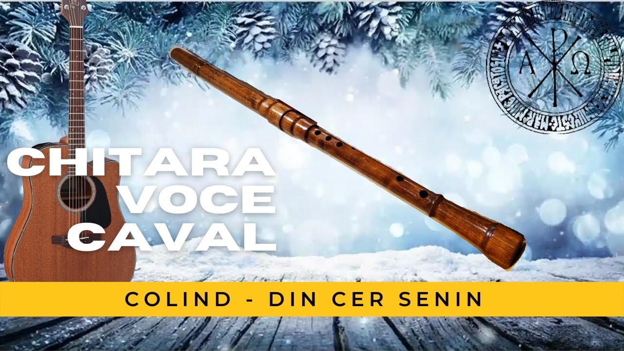 Din cer senin - voce, chitară și caval / Guitar Cover - Tutorial caval