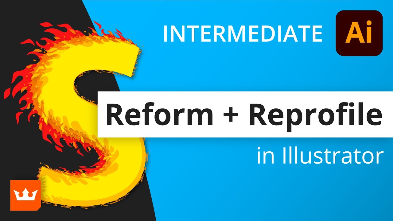 Creating an S on fire with Reform + Reprofile - Reform Plugin for Adobe Illustrator