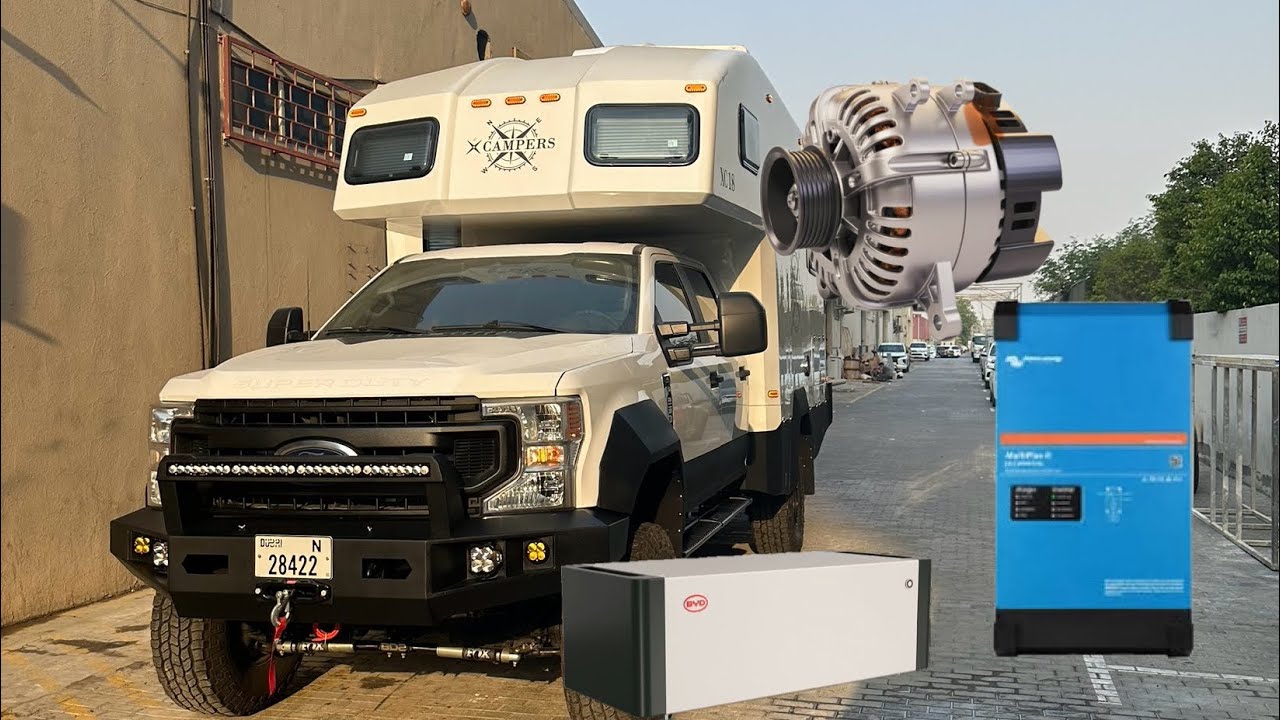 تركيب دينمو للكرفان