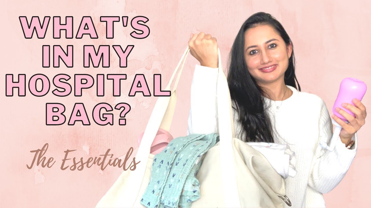 WHAT I ACTUALLY USED IN MY HOSPITAL BAG! | Labor and Delivery Essentials | Indian Mom in the USA