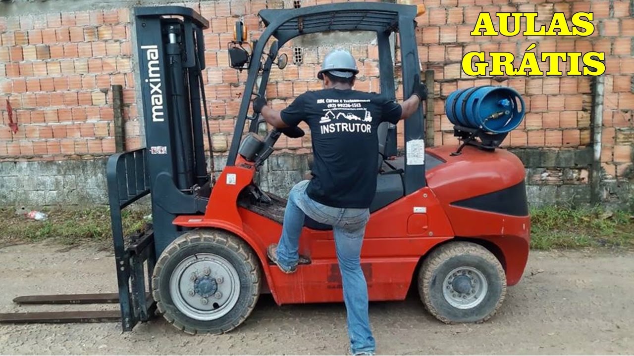 EMPILHADEIRA - Vídeo aula conhecimento das alavancas para interessados