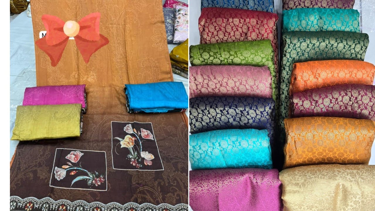 ब्रोकेट ओर रियोन के सूट शानदार सूट 🌹 8053063570