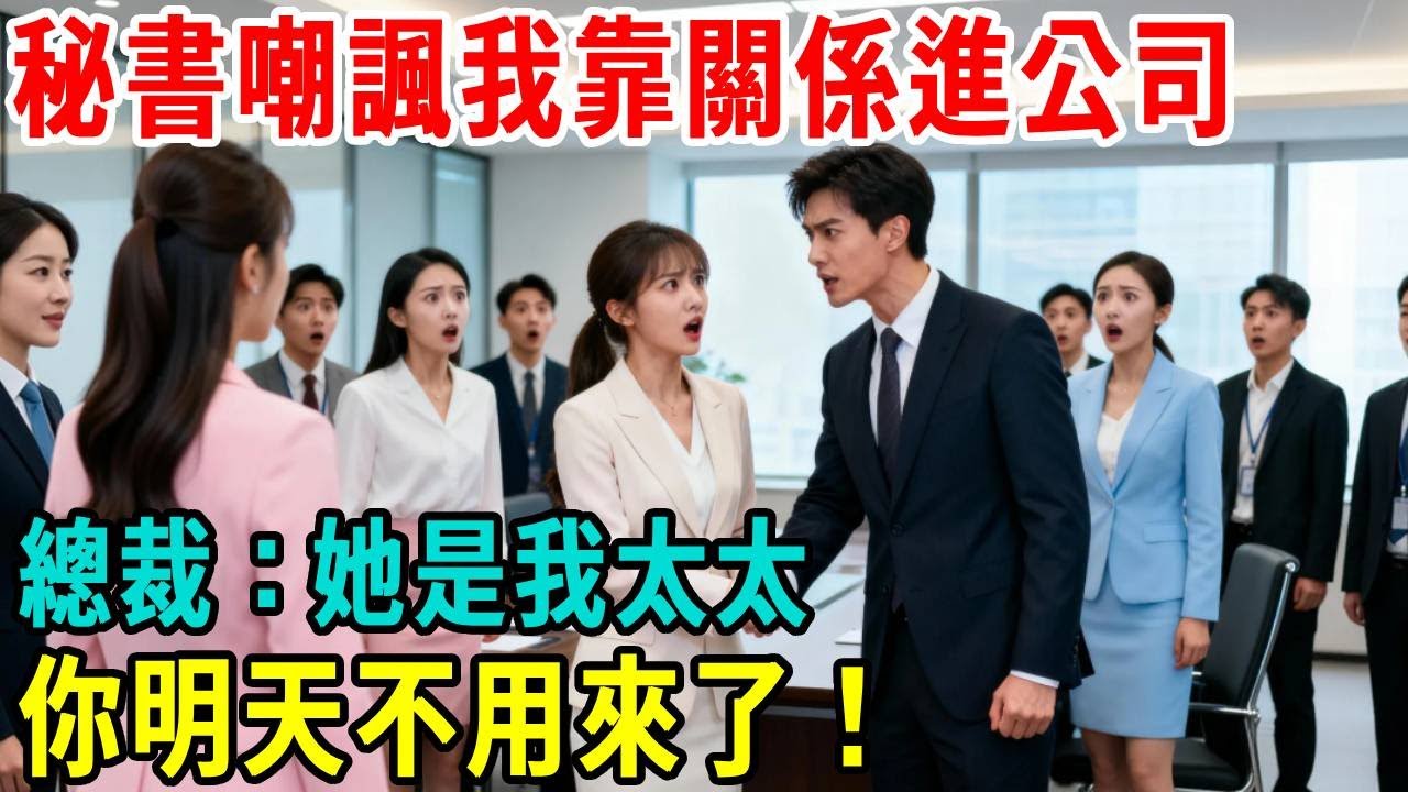 會議上，秘書當眾嘲諷我的博士文憑是假的，陰陽我是靠關係進公司的，我剛想反駁，總裁：她是我太太，你明天不用來了！