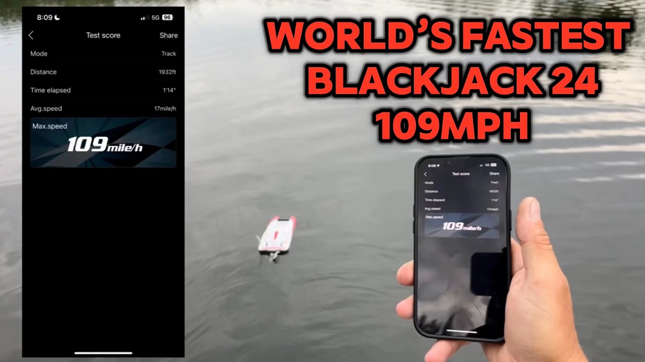Blackjack 24 v2 — самая быстрая в мире лодка, развивающая скорость 109 миль в час. #профессиональ...