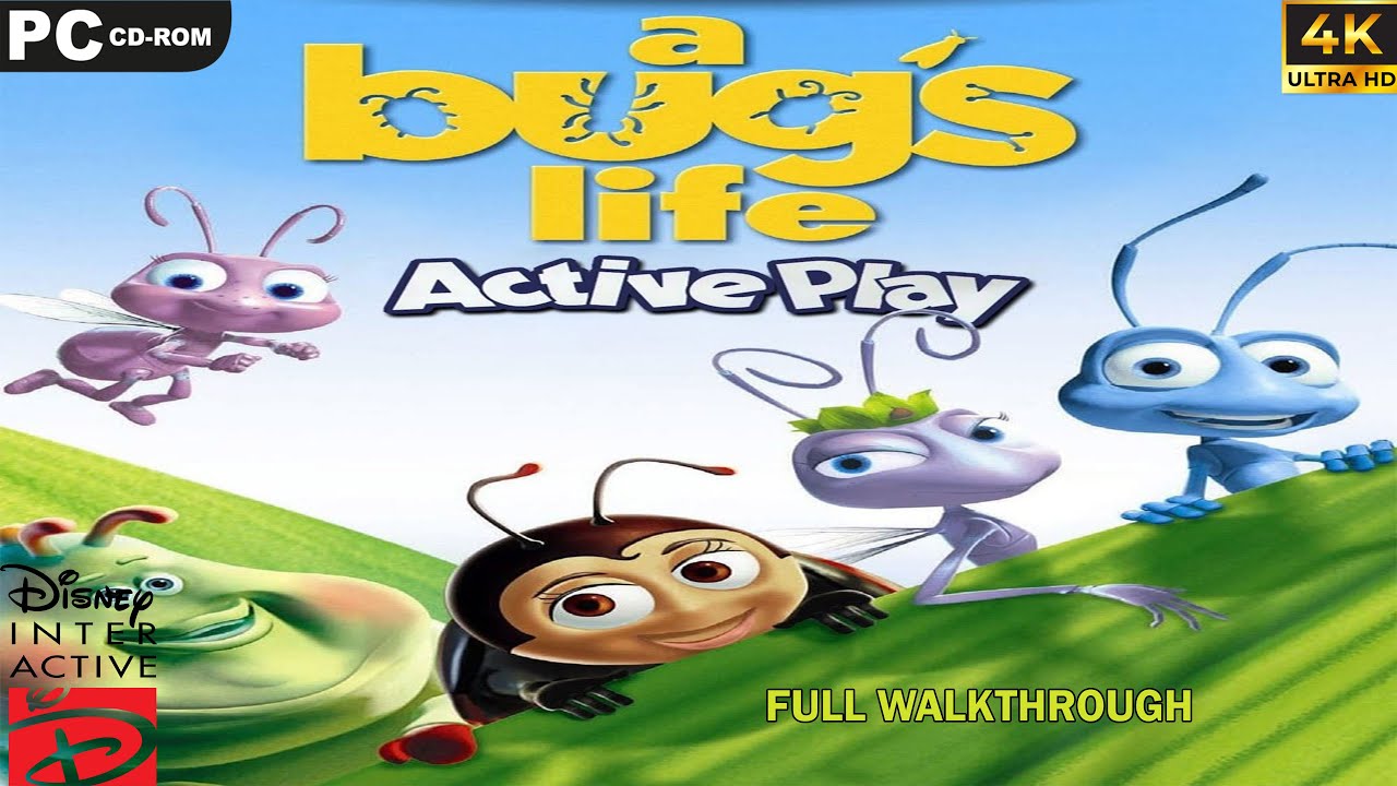 Disney's A Bug's Life  : Active Play [PC]  -  Full Walkthrough - 4k UHD 60Fps