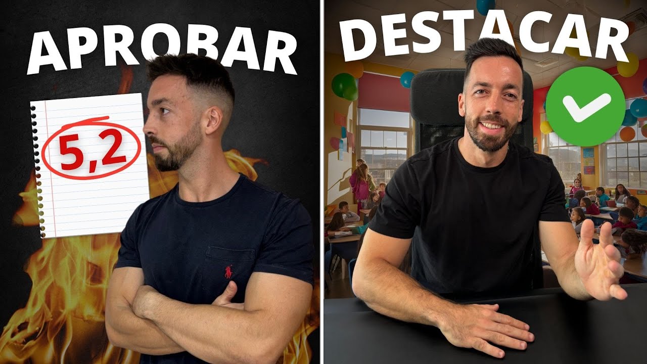 La diferencia entre aprobar y destacar 👉🏼 No infravalores este vídeo