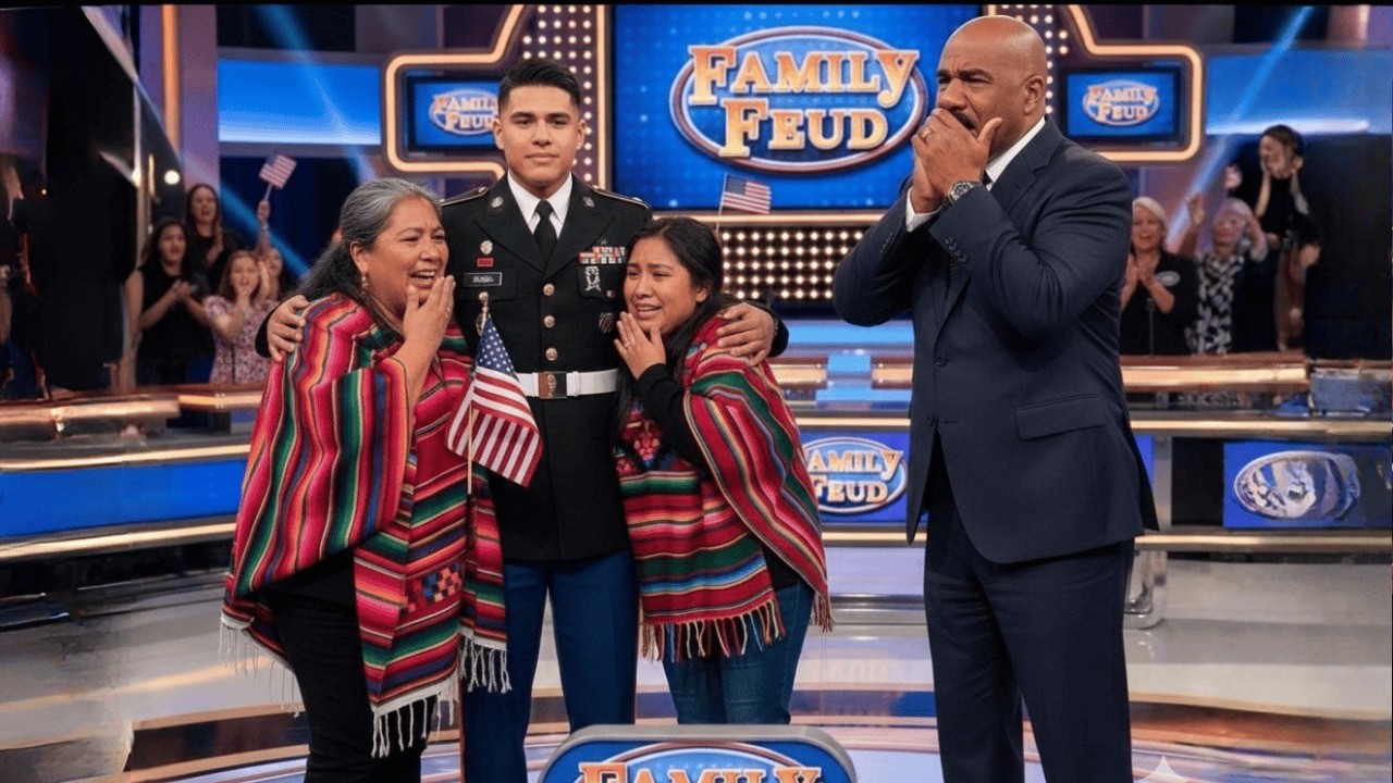 Steve Harvey IN TEARS After Soldier Surprises Family LIVE on Stage
