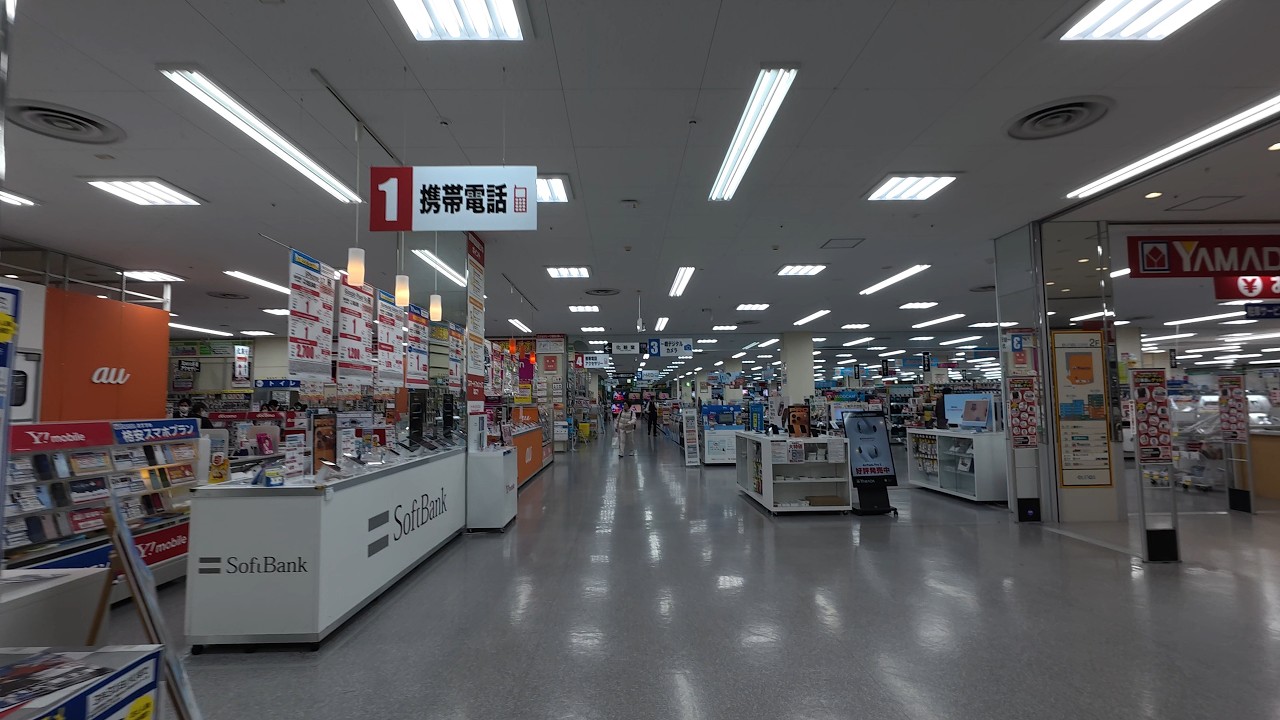 4K 💡 オリナス錦糸町ヤマダ電機 | 全通路さんぽ