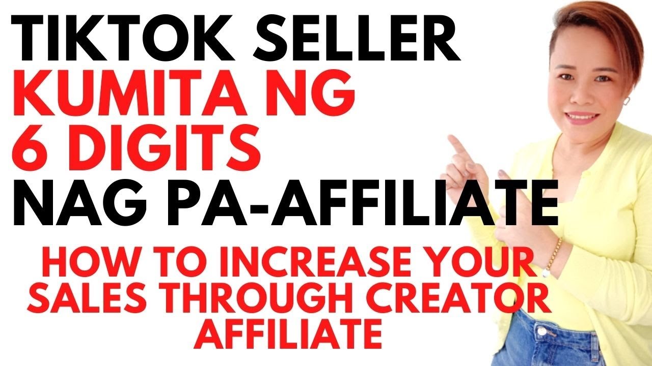 TIKTOK SELLERS NA GUSTONG MAGPA AFFILIATE PAANO MAG SET UP