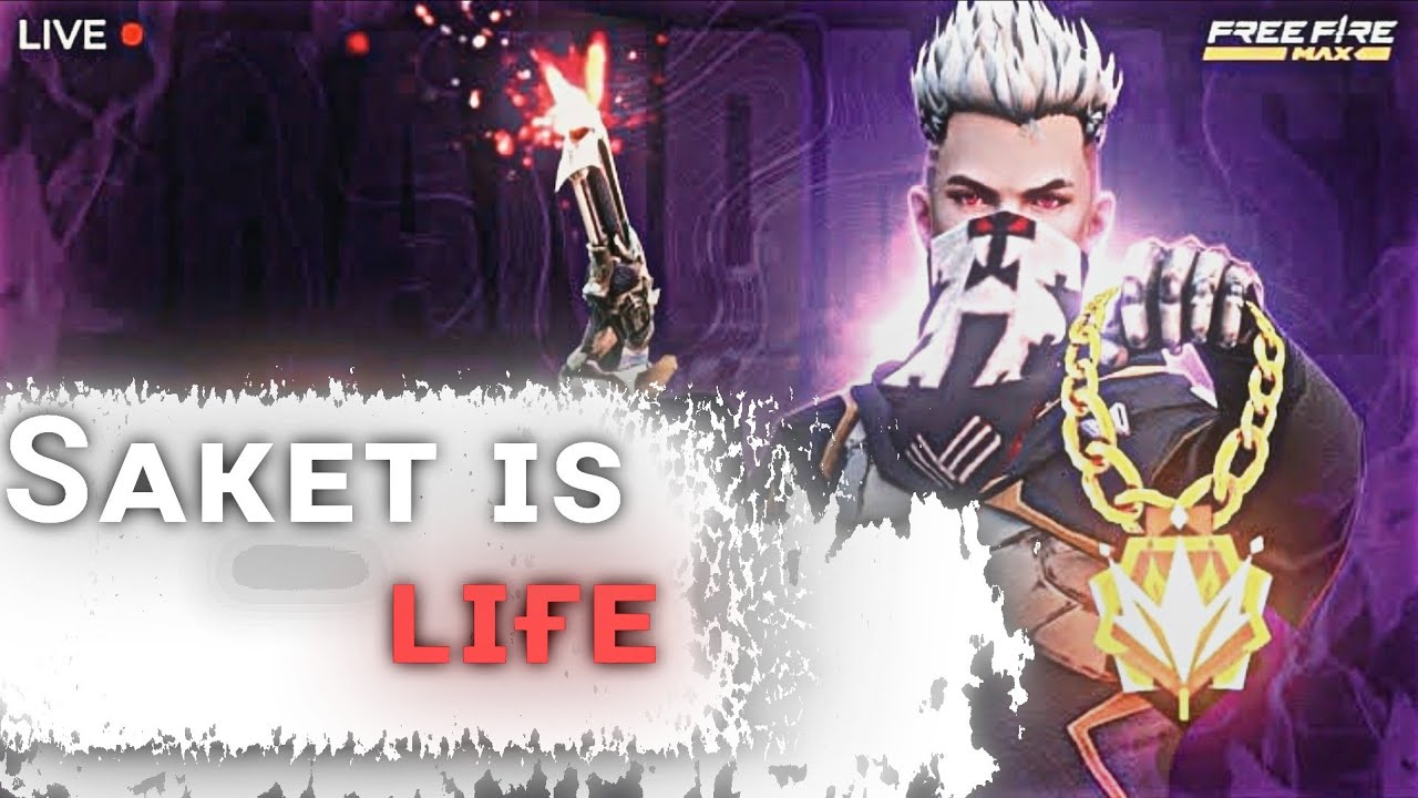 Saket  is live Free Fire Max GamePlay Rank Push 🫠