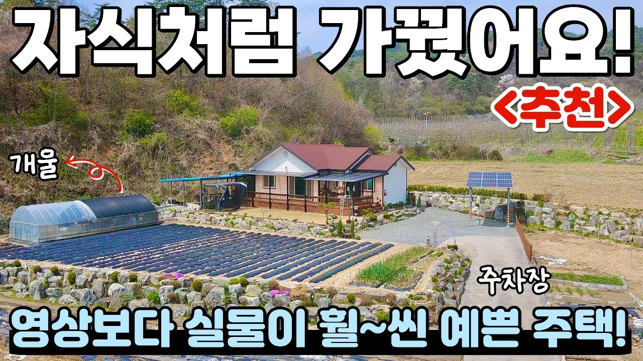 [431] 팔기 너무 아까운 집! 집 관리 상태 최상급~ / 개울도 있어요! / 강원특별자치도 영월군 주천면 전원주택 매매 #제천부동산 #영월부동산