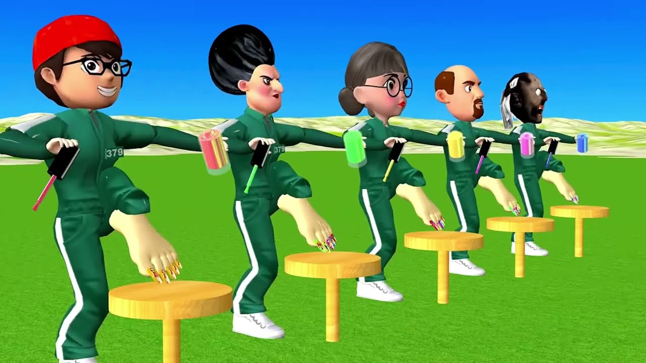 Scary teacher 3d aaj hum khelne wale hai drowning compitition of squid game #game 